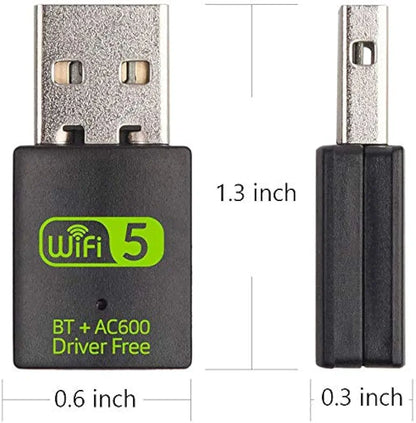 WiFi 5 + BT 4.2 USB Adapter