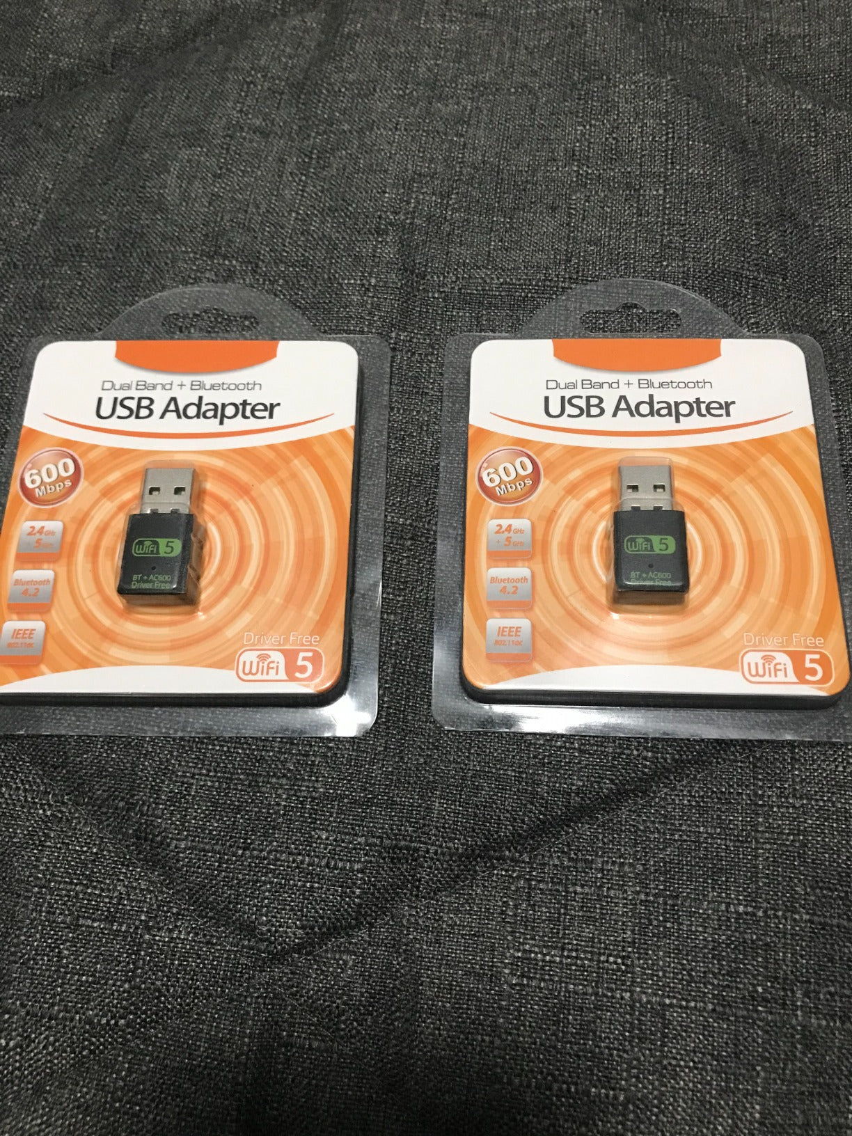 WiFi 5 + BT 4.2 USB Adapter